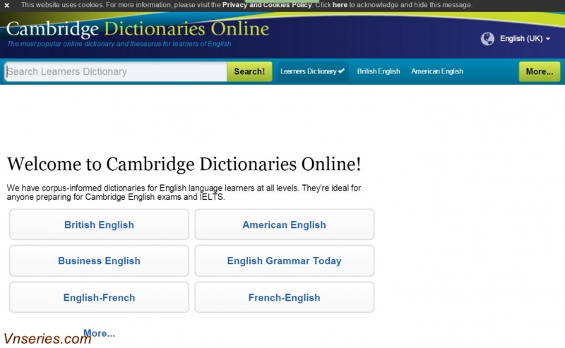 Bạn tha hồ mà tra cứu từ vựng với từ điển online
